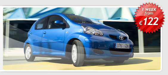 toyota aygo hot deal , car hire crete