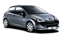 Peugeot 207 rent it now with Rental Center Crete
