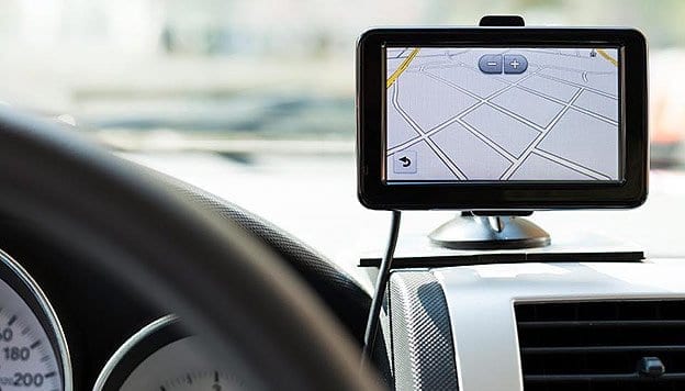 GPS с арендованным автомобилем