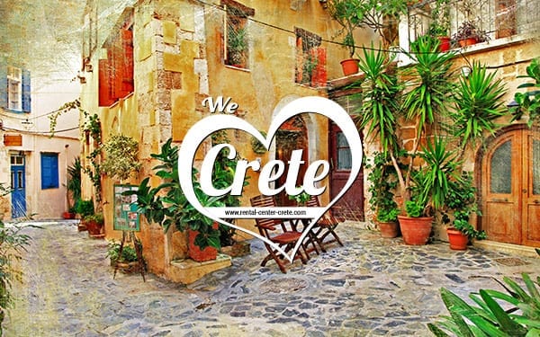 Wallpaper of Crete - Chania Old Town Alley