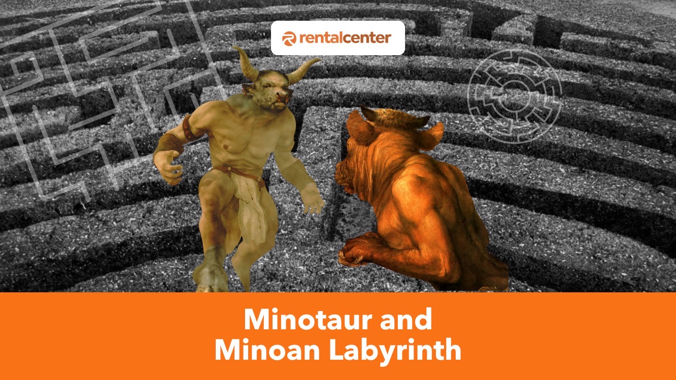 Minotaur and Minoan Labyrinth