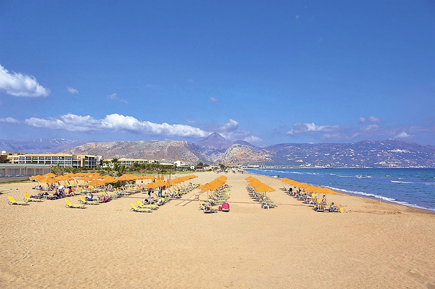 Ammoudara beach in Heraklion Crete