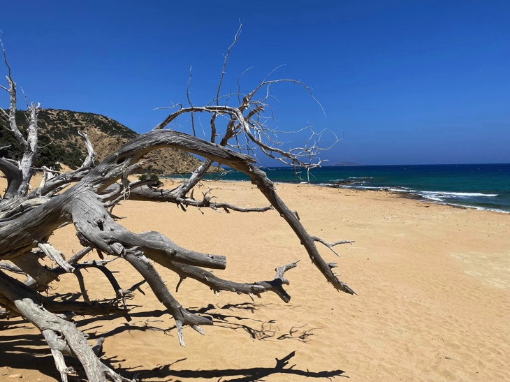 Plaża Agios Ioannis w Gavdos