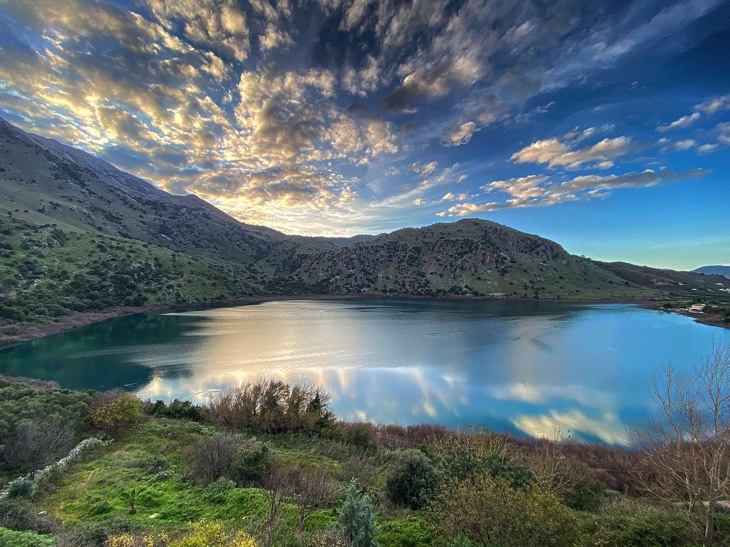 Kournas Lake in Crete