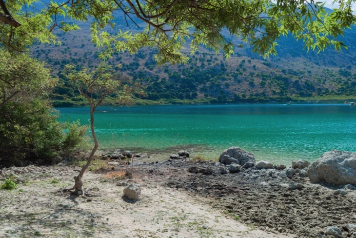 Lake Kournas is a freshwater lake in Crete