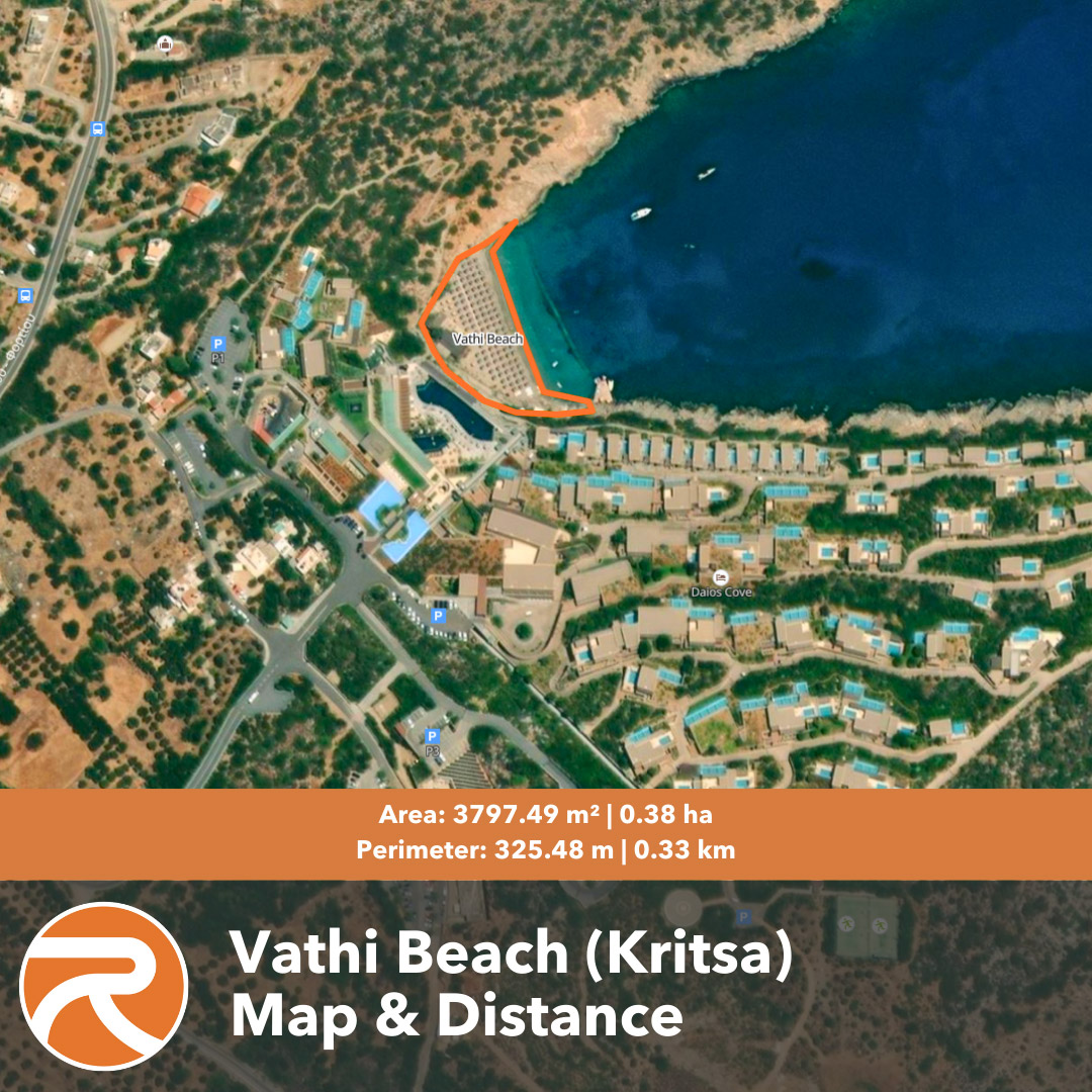 Vathi Beach Map