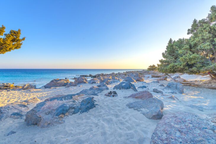 Sunset in Kedrodasos beach