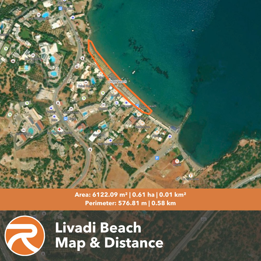 Livadi Beach Map