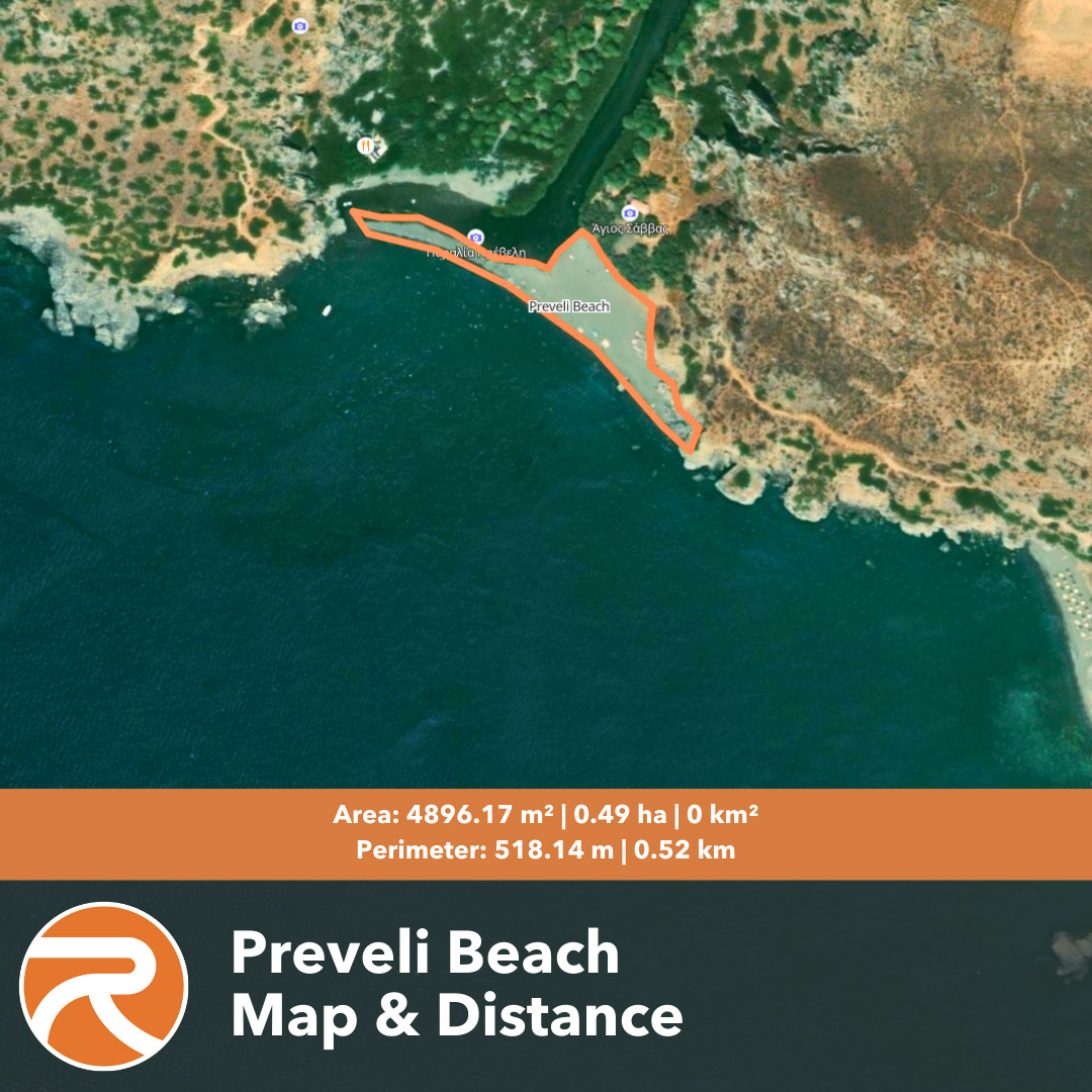 Preveli Beach Map