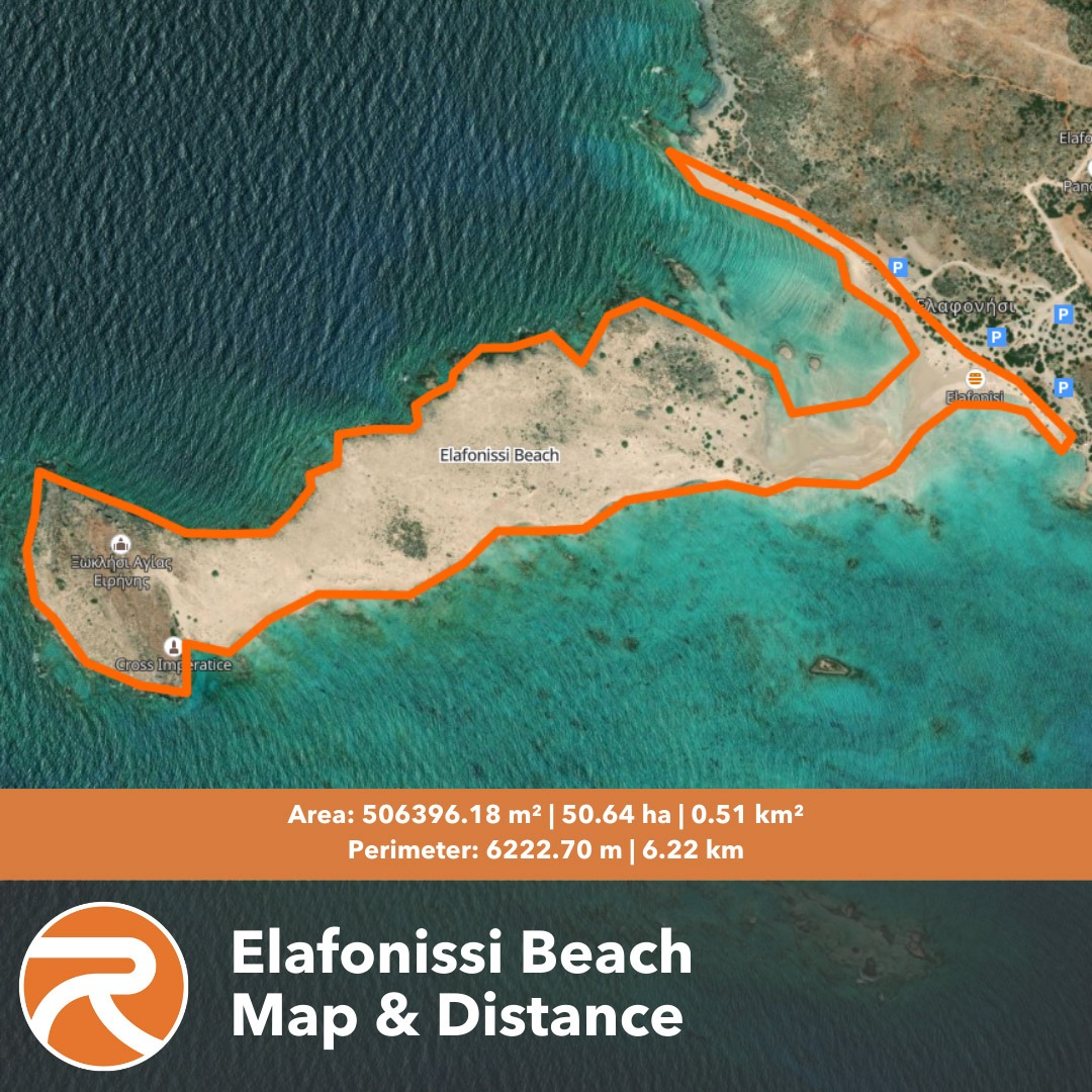 Elafonissi Beach Map