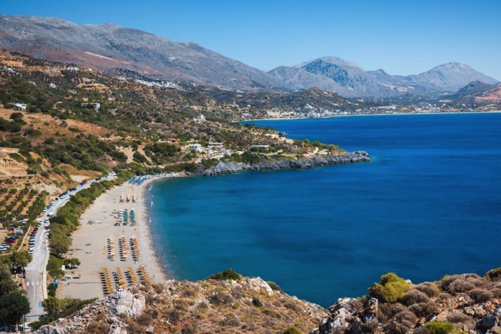 Plaża Souda w pobliżu Plakias