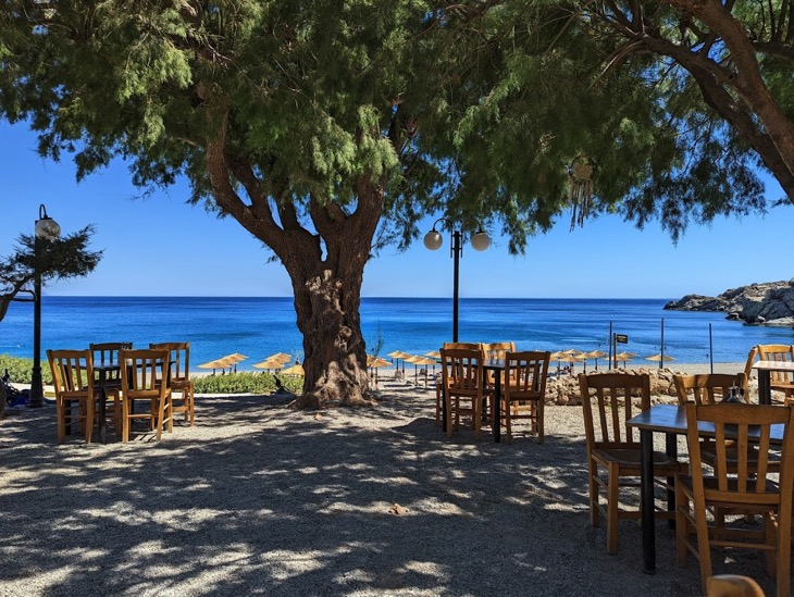 Restauracje na plaży Souda