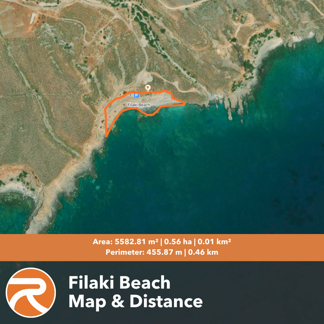 Filaki Beach Map