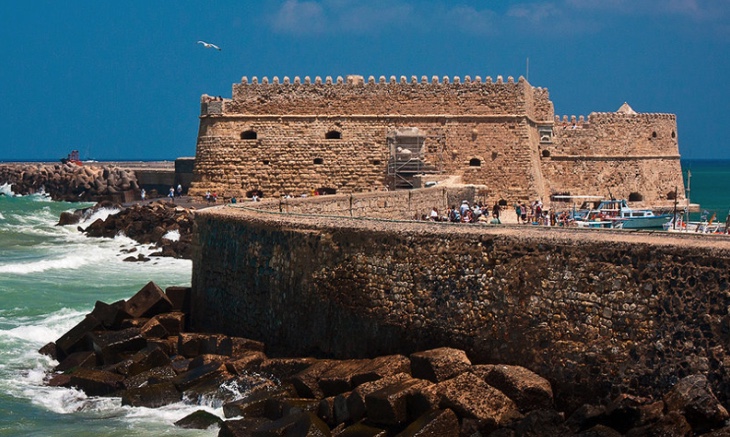 Koules Fortress at Night