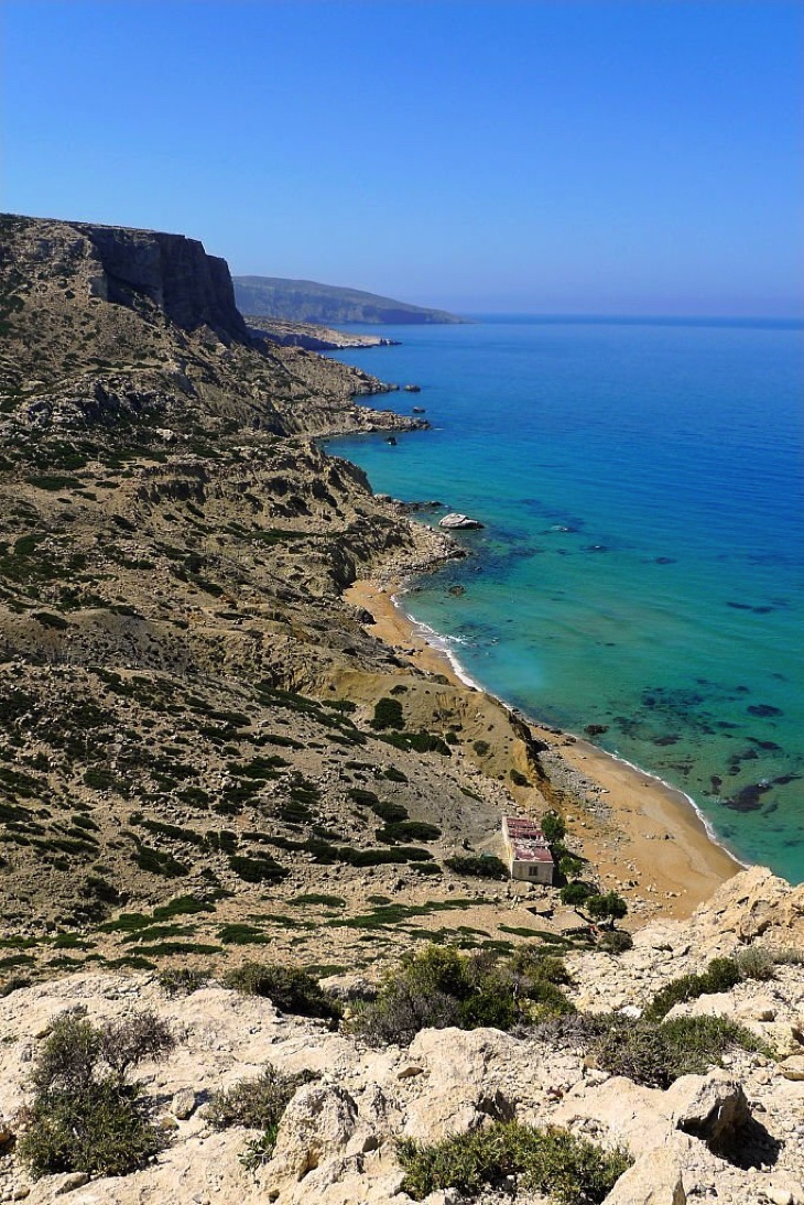 Red Sand beach near Matala