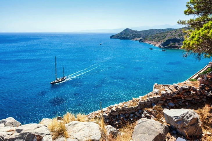 Żeglowanie do Spinalonga Kreta