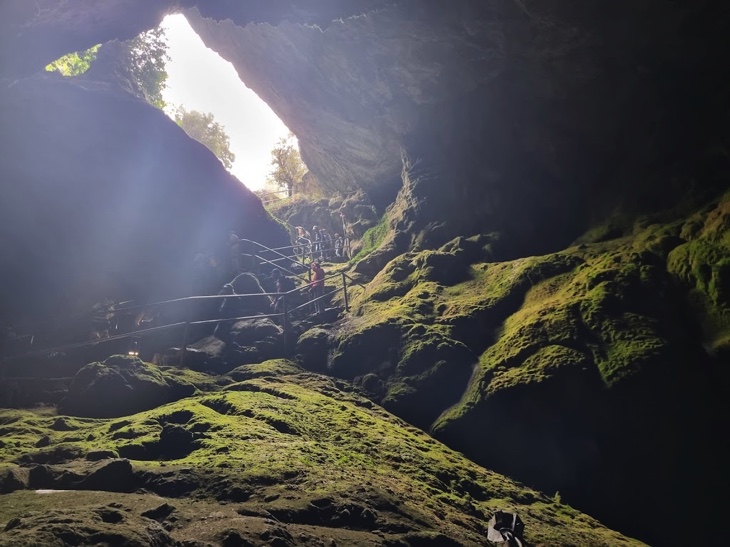 Steps at Dikteon Cave