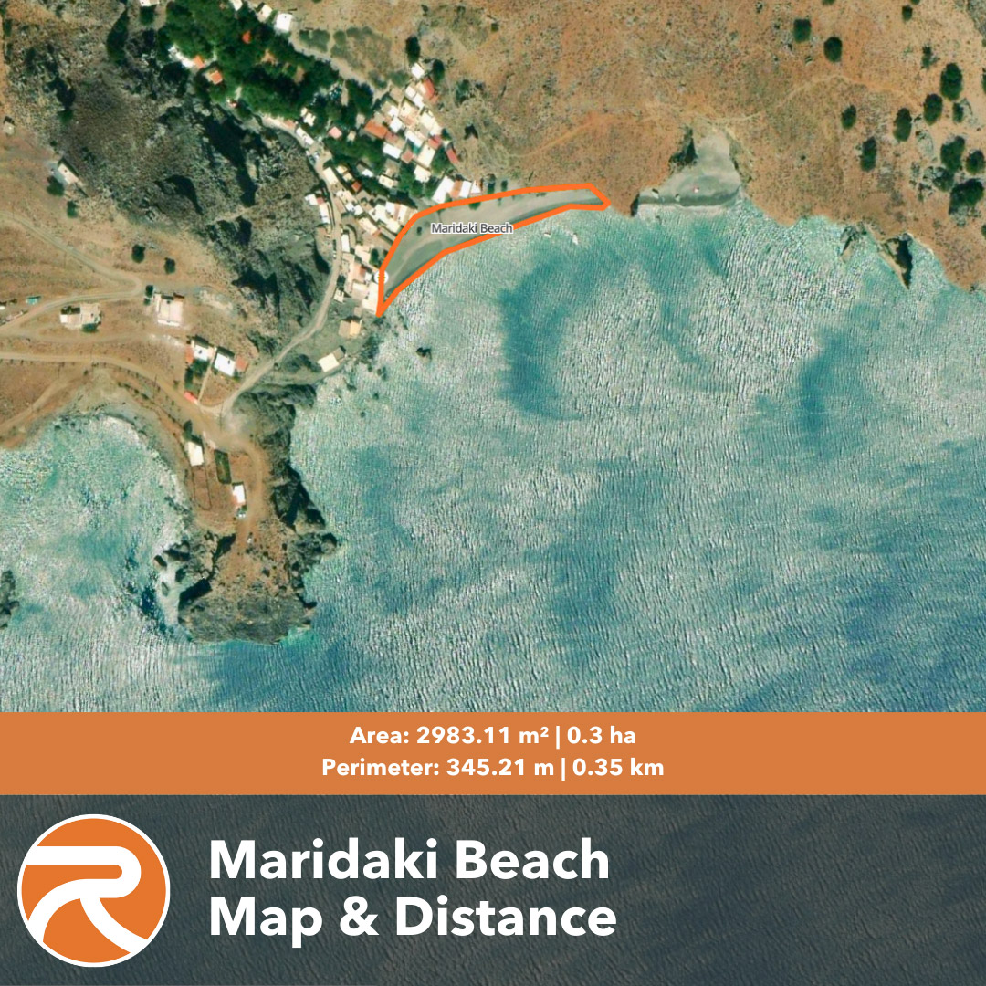 Maridaki Beach Map