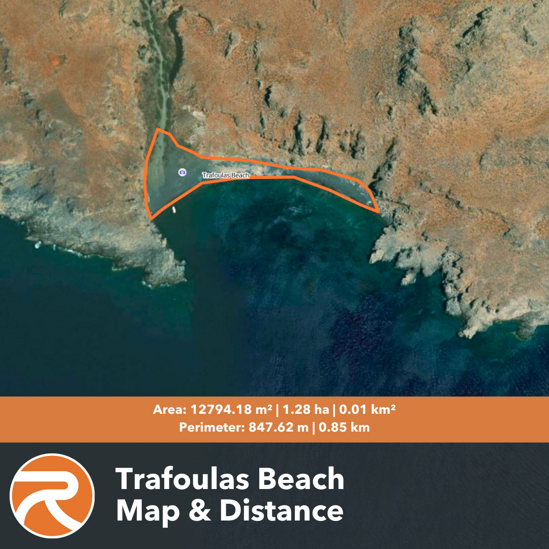 Trafoulas Beach Map