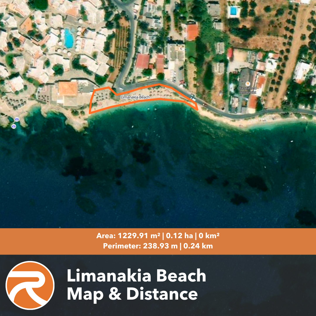 Limanakias Beach Map