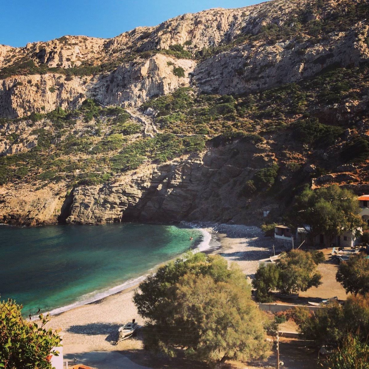 Beach in Naxos Island