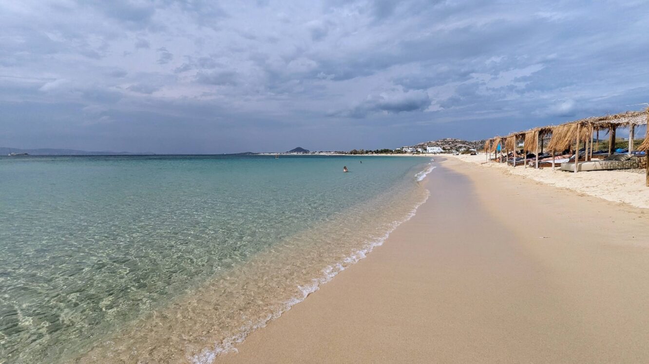 Plaka Beach in Naxos