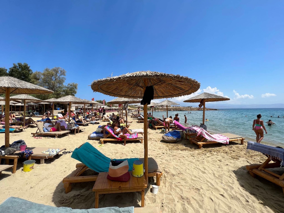 Punda Beach in Paros