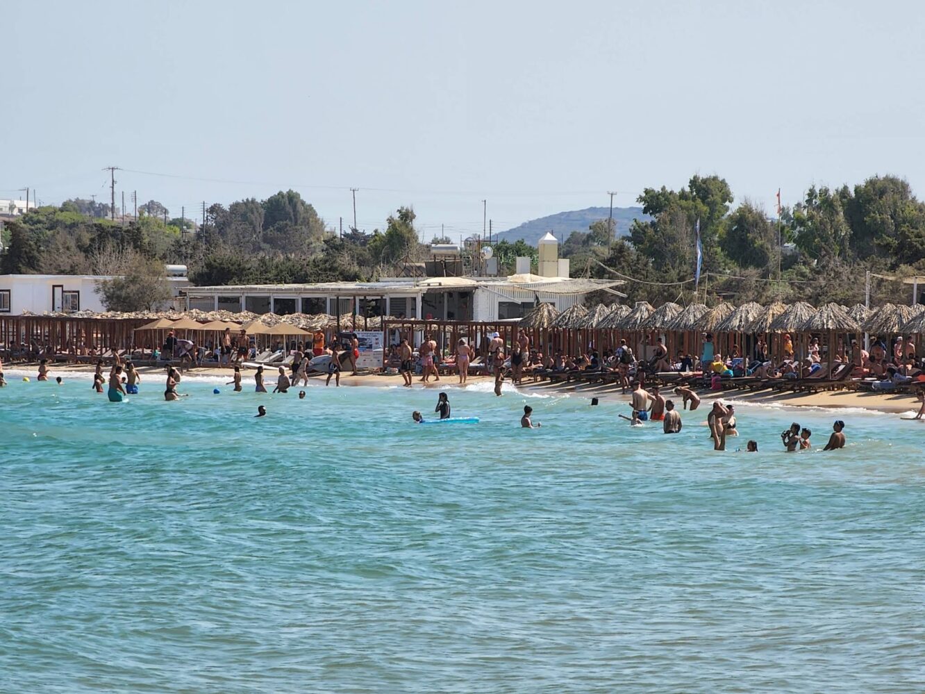 Santa Maria Beach in Paros