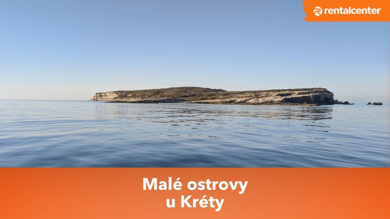 malých ostrovů k návštěvě kolem Kréty