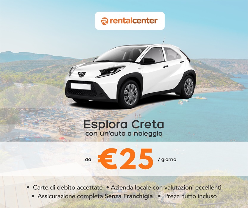 Esplora Creta con un'auto a noleggio!