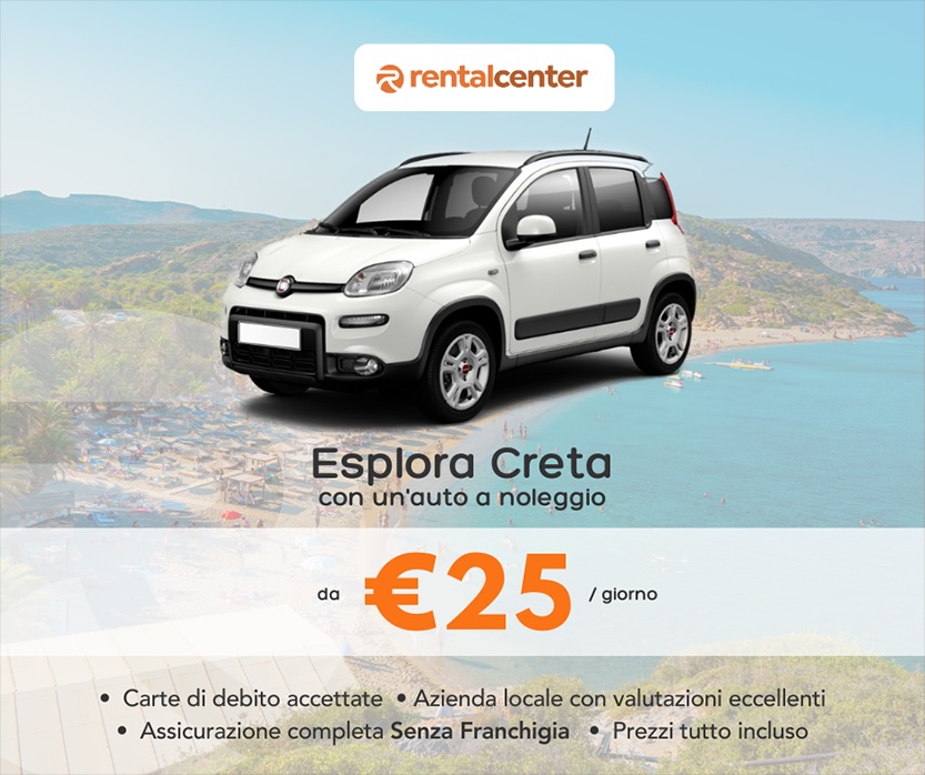 Esplora Creta con un'auto a noleggio!