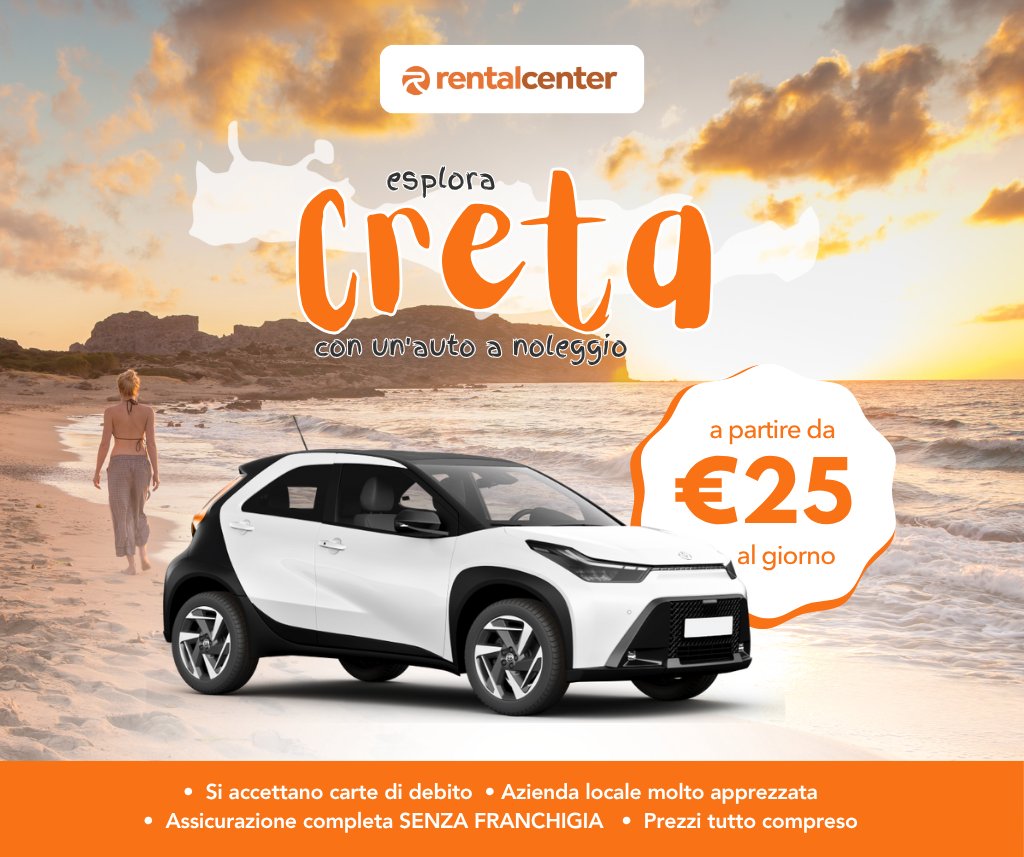 Esplora Creta con un'auto a noleggio!