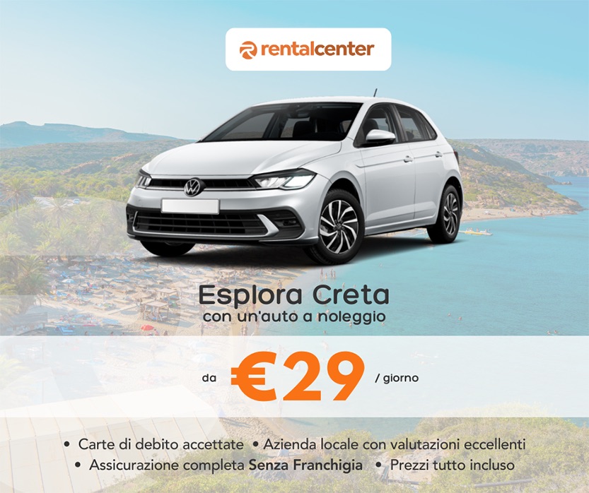 Esplora Creta con un'auto a noleggio!