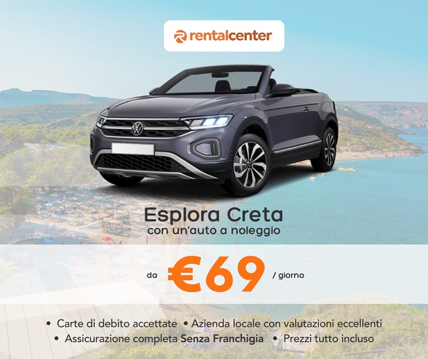 Esplora Creta con un'auto a noleggio!
