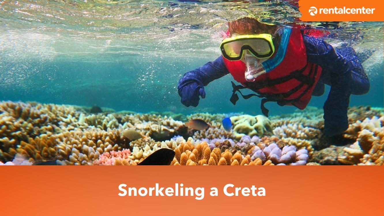 Snorkeling a Creta